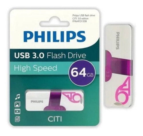 Pendrive Philips 64gb 3.0
